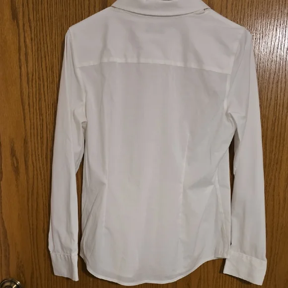 Talbots No Iron White Button Down - Picture 3 of 4